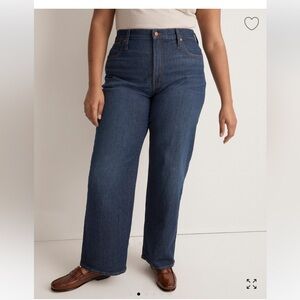 Madewell Perfect Vintage Wide Leg Jean in Chartwood Wash
